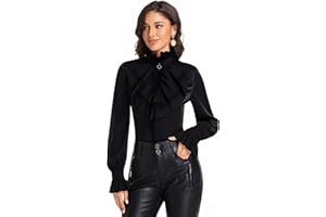 DRTES Women Pirate Shirt Vampire Renaissance Medieval Victorian Gothic Tops