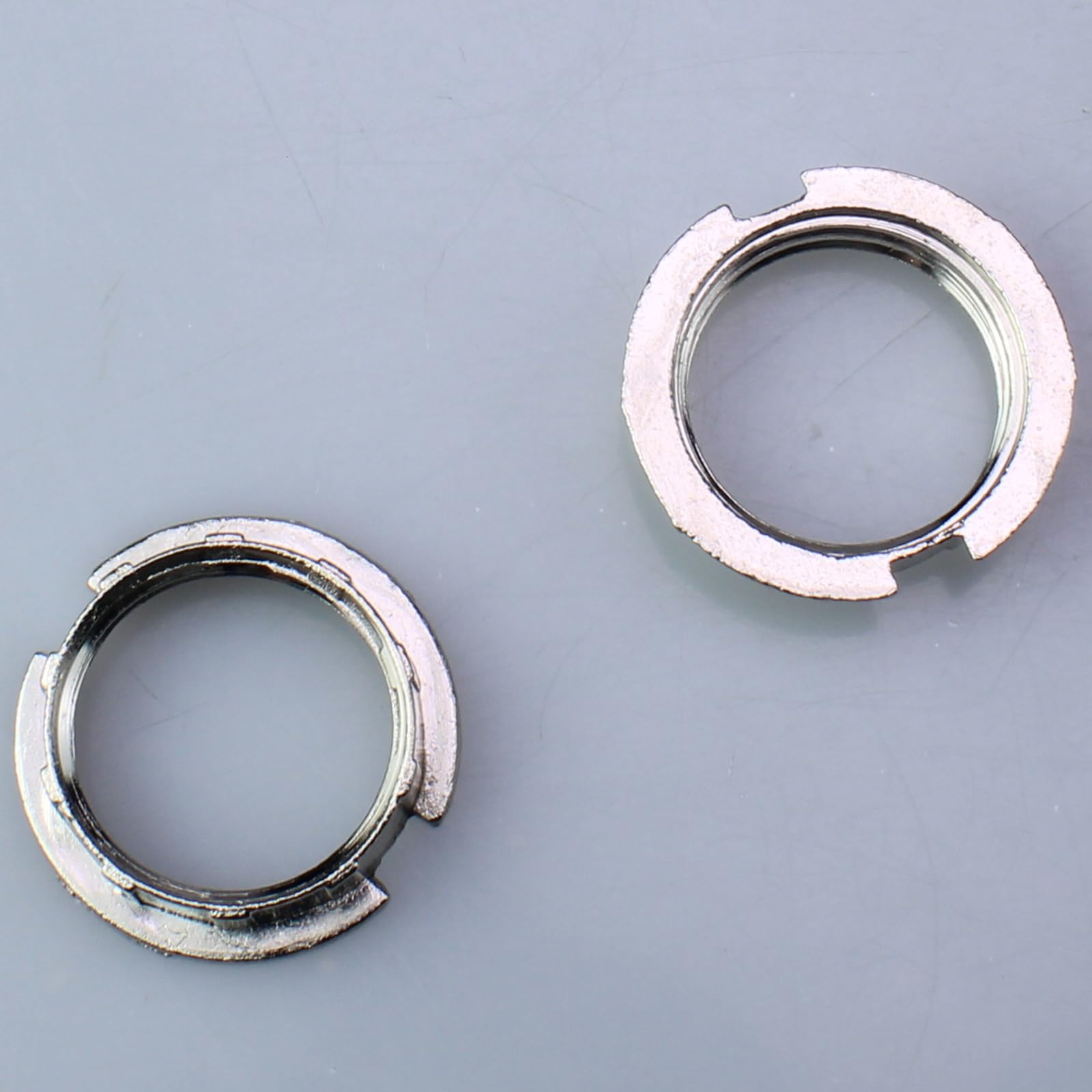 Photo 1 of FDXGYH 6 Pcs G9 Light Socket Rings Lamp Shade Collar Zinc Alloy Ring Retainer Rings and Replacement (Small)