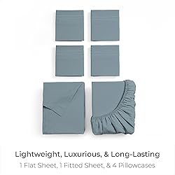 Mellanni King Sheet Set - 6-Piece Iconic Collection
