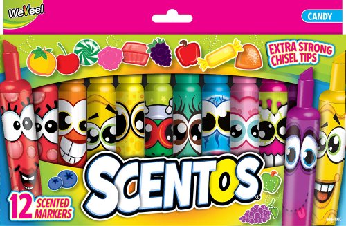 image for Scentos Scented Chisel Tip Markers (40640)