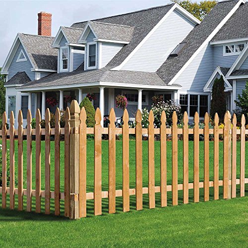 Outdoor Essentials Western Red Cedar French Gothic Fence Picket Bundle