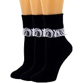 SEMOHOLLI Women Ankle Socks, Women Lace Ruffle Frilly Ankle Socks Fashion Ladies Girl Princess