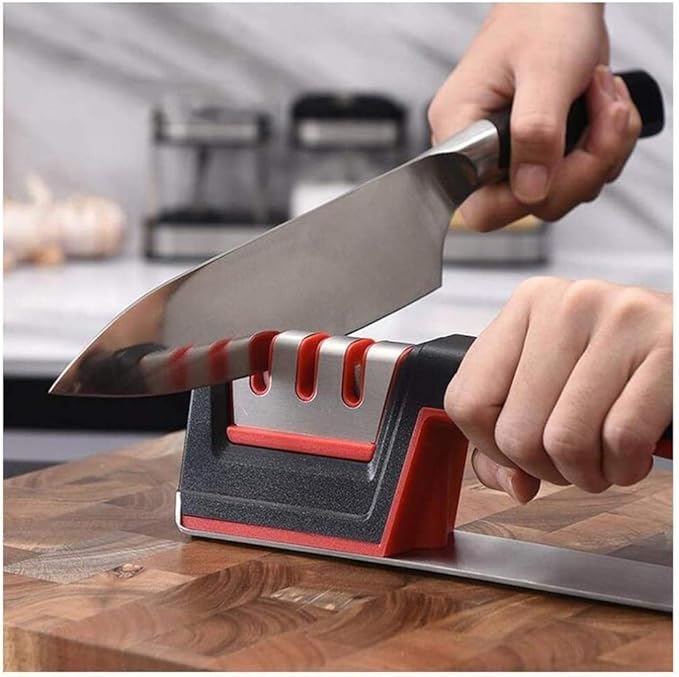 XYXD Knife Sharpeners Kitchen Knife Sharpeners 3Stage Manual Knife