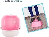 Anxicer Large Foot Bath Spa Bowl Plastic Pedicure Tub Pink Soak Toe Nails view 4