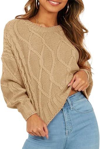 lightweight cable knit sweater