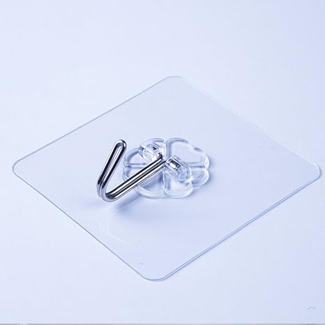 Amazon Com 10pc Reusable Transparent Siding Hooks Durable Wall