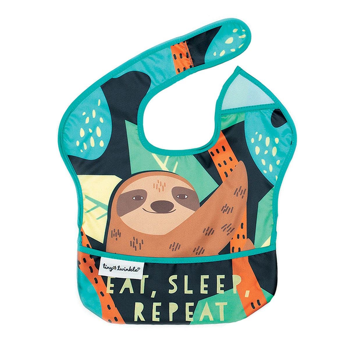 Tiny Twinkle EB-12 Repeltex Waterproof Bib with Pocket Eat, Sleep, Repeat - 80 g