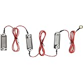 Electric Fence PolyTape to PolyTape to Energizer Connector | with Wire and Tape Plates for Electric Fence Connection (3Tape Plates+3wire)