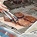 WEDNA 3 Pcs of Copper BBQ Grill and Bake Mats + 1 Pack Digital Food Cooking Thermometer - Nonstick Reusable Golden Grill Mats Quality Guarantee