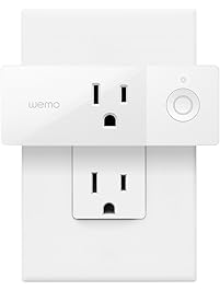 Wemo Mini Smart Plug, WiFi Enabled, Works with Alexa, Google Assistant & Apple HomeKit