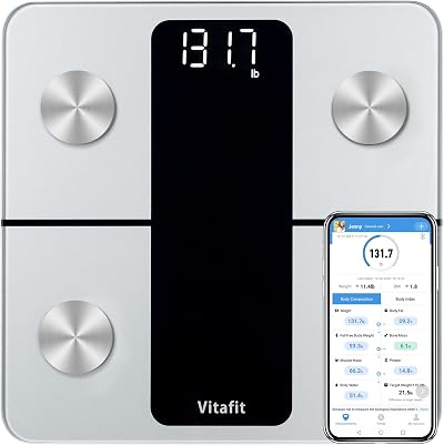Vitafit Smart Bathroom Scales Body Weight and 13 Body Composition