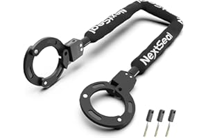 NextSeal Scooter Lock, Bike Lock, Anti Theft Bicycle Chain Lock with Key, Keyless Locking, 90cm*6mm Cut Proof Chain Lock for 