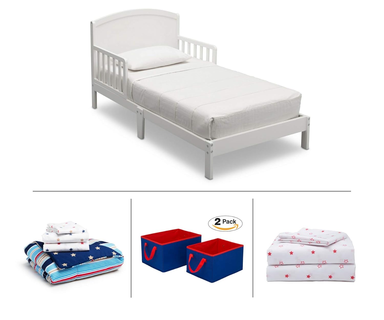 Amazon Com Delta Children Toddler Bedroom Set Boys 4 Piece