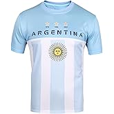 DIBEI Fan Soccer Jersey for 2026 World Cup Fan Soccer Jersey Argentina, Brazil, Mexico & Compatible with USA
