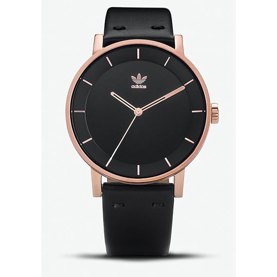 Adidas Damen Analog Quarz Uhr mit Leder Armband Z08-2918-00
