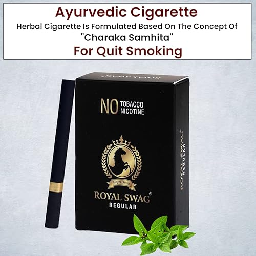 Royal Swag Ayurvedic Herbal Cigarettes 100% Tobacco Free 100