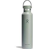 Hydro Flask Water Bottle - Insulated Stainless Steel - Non Spill, Leakproof in 24 Oz Agave Green