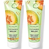 Bath & Body Works Cucumber Melon Ultra Shea Body Cream, 8oz Each, Pack of 2 (Cucumber Melon)