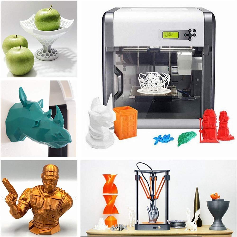 eSUN ABS+ Filament 1.75mm, 3D Drucker Filament ABS Plus, Maßgenauigkeit +/- 0.05mm, 1kg Spule (2.2 LBS) 3D Druck Filament für 3D Drucker, Feuerwehrauto Rot 6