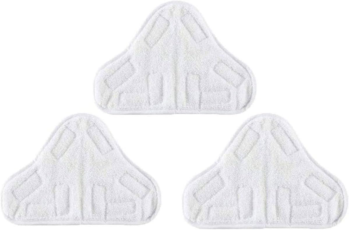 MALAYASMicrofibre Steam Mop Pads Floor Washable Replacement Pads,Home kitchen Accessories Steam Mop Pads Replacement Cloths Compatible Steam Mops Replacement Pads(Pack of 3)