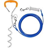 dog corkscrew tether