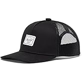 Herschel Supply Co. Whaler Cotton Mesh Baby Cap 6-18 Months, Black