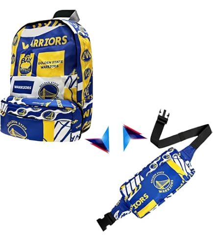 Pro Specialties Group Golden State Warriors Mini Backpack adult bag, perfect for women. Ideal small backpack Waterproof, and trendy