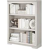 HIFYOBRO 3 Tier Bookshelf and Bookcase, 31.5" Wide Wooden Book Shelf, Freestanding Open Display Storage Bookshelves for Study Room, Home Office, Living Room