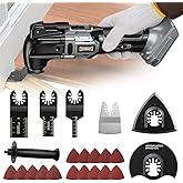 Cordless Oscillating for Dewalt 20V Battery, Power Brushless Oscillating Multi Tool Kit for Cutting Wood Drywall Nails Remove