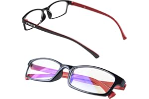 PROSPEK Blue Light Reading Glasses for Men and Women, Computer Reading Glasses with Clear Lens, Anti Eyestrain Reading Glasses (+3.00x)