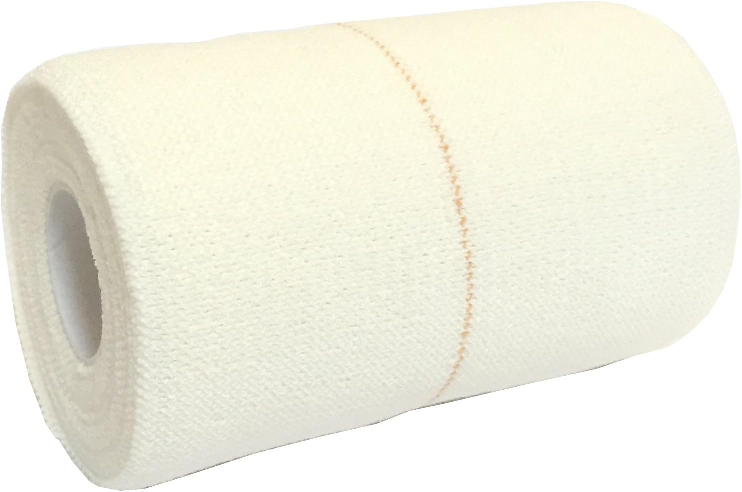 6 Rolls of 10CM X 4.5M QUALICARE PRO EAB Elastic Adhesive Bandage Athletic Sports Rugby Lifting Football Ankle Knee Elbow Wrist Muscle Joint Support Tape STRAPING White