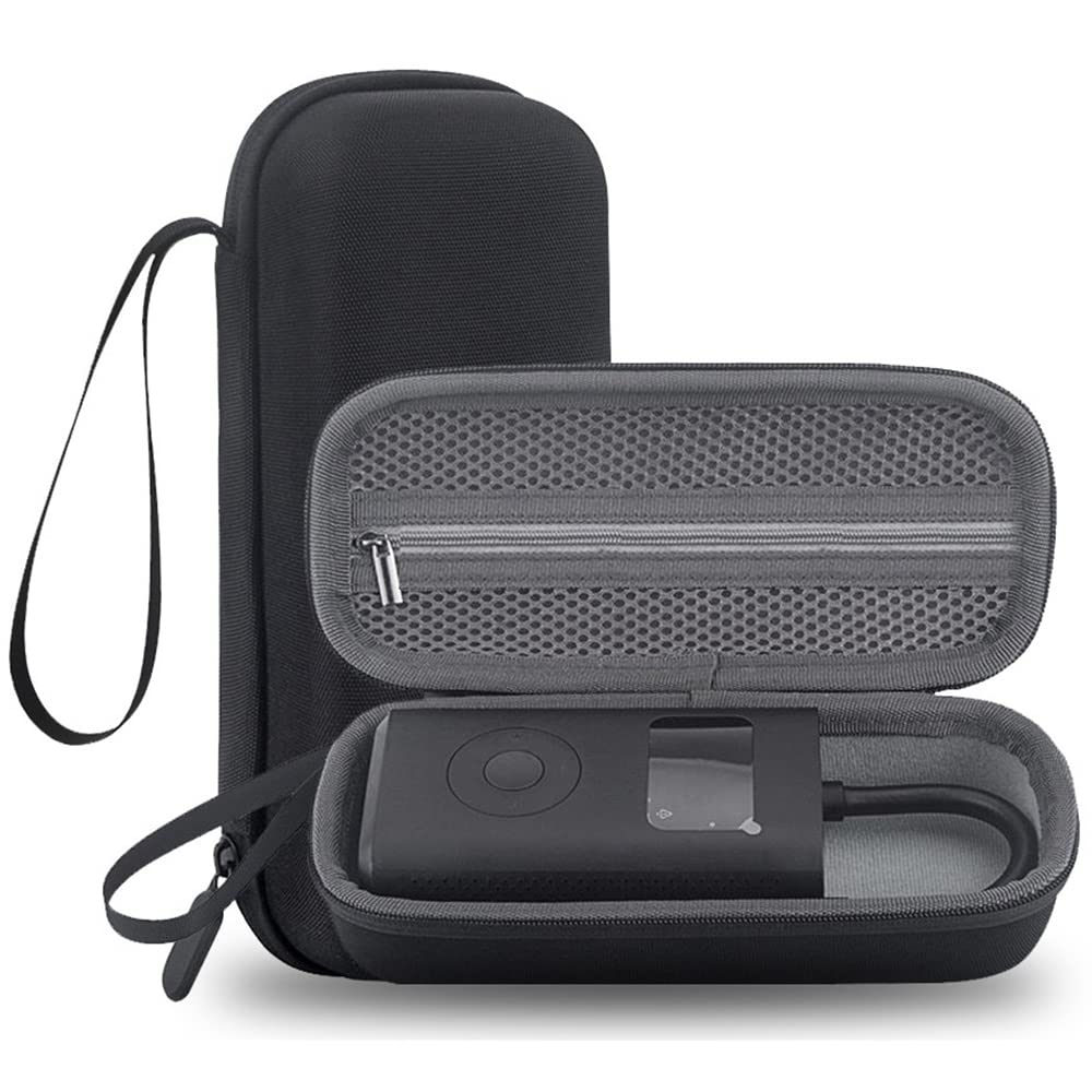 VOLOHAS Travel Hard Case for Xiaomi for Mi 1S Pump Bag for Xiaomi Portable Electric Air Compressor 1S Mobile Air Compressor Accessories Tool Bag Size 19 x 7.5 x 6 cm