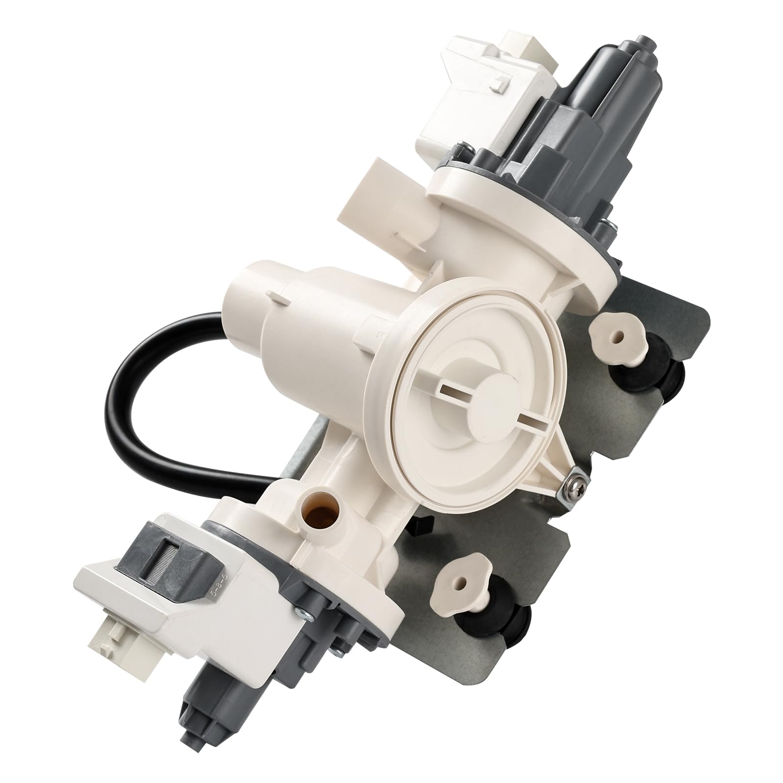 Photo 1 of 2025 Upgrade W11458345 Water Drain Pump Assembly Compatible with Whirlpool Washer Replacement Part W11316609 W11319789 W10918608 Washing machine Circulation Pump