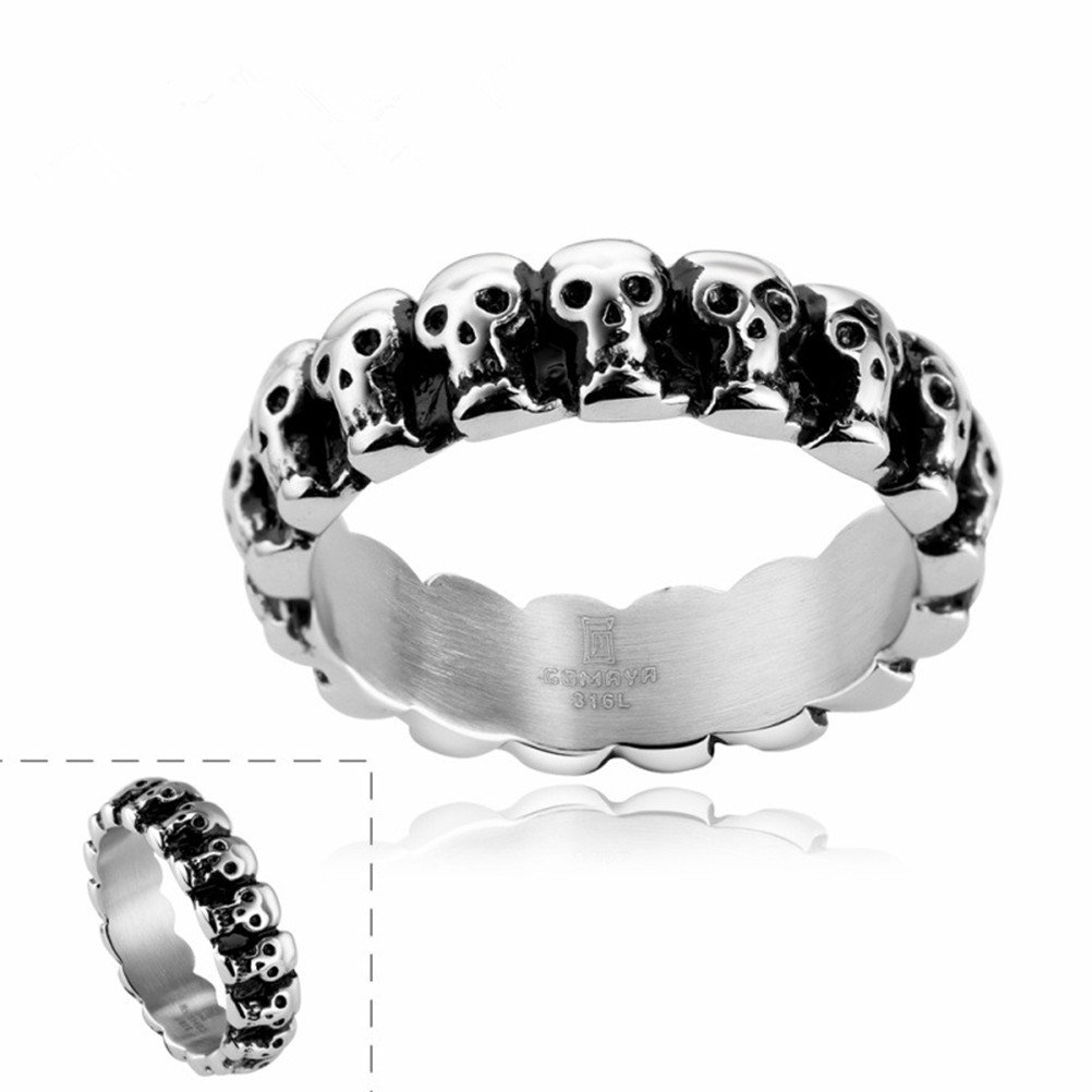 Anillos con forma de calavera
