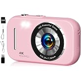 Camera Digital, FHD 4K 48MP Portable Camera with Anti Shake, 16X Zoom, Digital Camera for Teens with Beauty, 32GB Card, 21 Filters, Best for Kid Children Teen Student Girl Boy