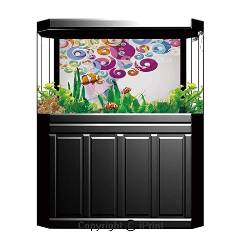 Amazon Com Aquarium Decoration Background Modern Art Home Decor