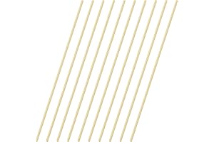 VictorsHome Brass Rods 1.5mm x 300mm Round Solid Shaft Lathe Bar Stock for DIY Crafts RC Aircraft Model Car 10pcs