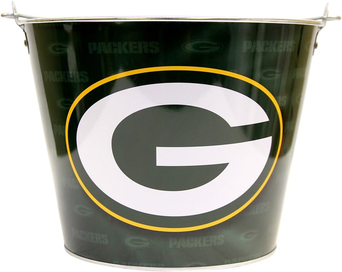 NFL Full Color Team Logo Aluminum Beer Bucket - Green Bay Packers