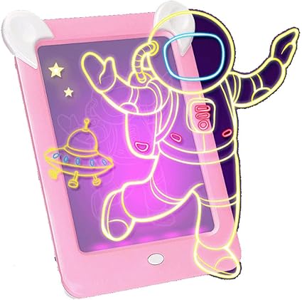 tablero de dibujo con luz led de neon