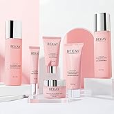 O'KADY 6-Piece Skincare Gift Set – Avocado & Hyaluronic Acid Collection, Hydrating Cleanser, Toner, Creams & Tone-Up Base – Daily Moisture Routine for All Skin Types, Holiday Gift for Women