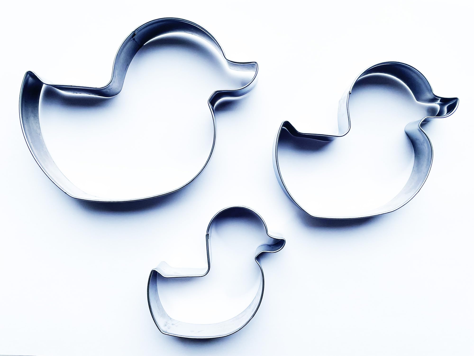 Selecto Bake 3 Pieces of Farm Ducks Cutters Set Stainless Steel Cookie Stamps Sandwich Cutter Fondant Cake Mould Biscuit Press