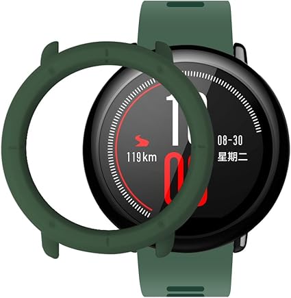 Amazfit Pace Case SIKAI Shockproof Anti-Scratch Protective Bumper Cover for Huami Amazfit Pace SmartWatch (Army Green)