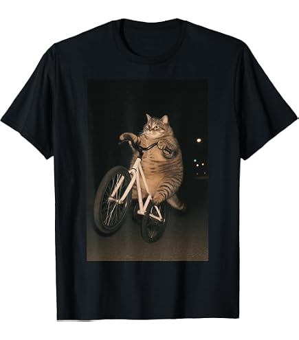 mountainbike cats Meowtain Biker Cat MTB Funny Mountain Bike Rider Cyclist T-Shirt : Clothing, Shoes & Jewelry WW2 American M44 General gothic Color:SILVE040 versatile geometry