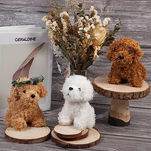 9 Pieces Mini Dog Stuffed Animals Bulk Plush Puppy Party Favors Small Stuffed Soft Baby Puppies