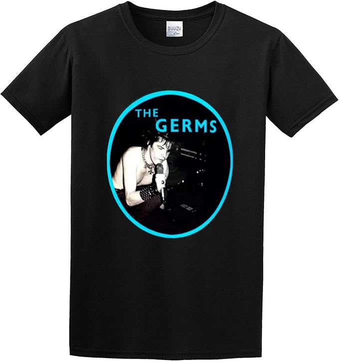 New The Germs Punk Band Logo Men's Cotton Shirt Tee: Amazon.co.uk: Clothing