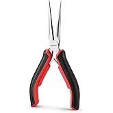 ARROW 6" Small Needle Nose Pliers, Mini Long Nose Pliers | Smooth Jaws, For Jewelry Making, Wire Bending, Small Object Gripping