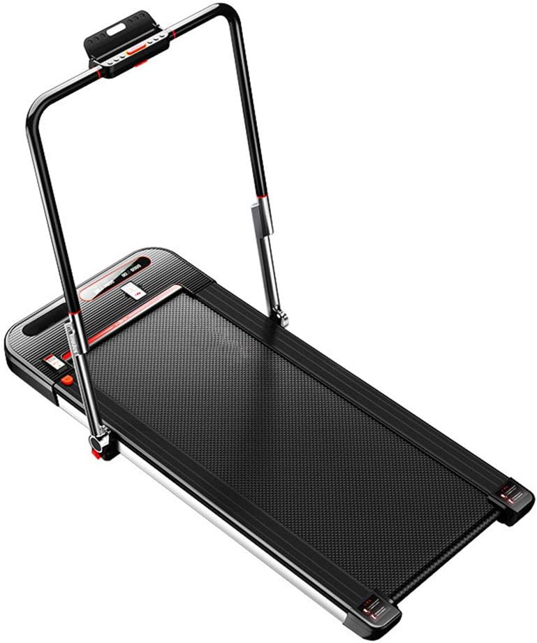 HBING Ultra-Thin Indoor Treadmill, under Desk Electric Treadmill, Bluetooth Speaker And LED Display, Walking Jogging Machine for Home/Office Use