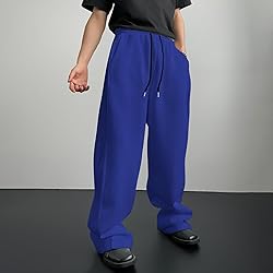 Baggy Sweatpants Men Wide Leg Sweats Pants Loose