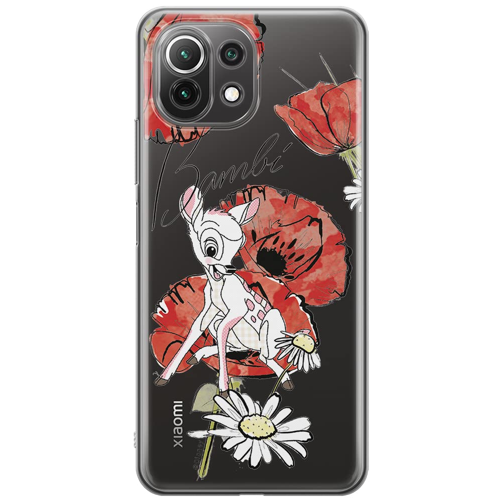 ERT GROUP mobile phone case for Xiaomi 11 Lite 4G/5G original and officially Licensed Disney pattern Bambi 002, partially transparent — image 1