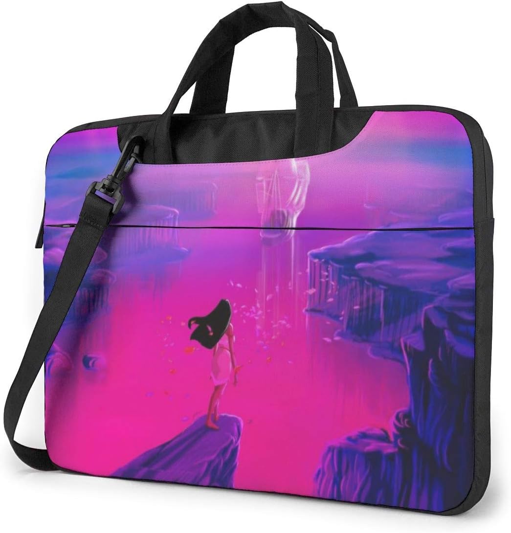 Laptop Bag Pocahontas Laptop Messenger Bag, Laptop Shoulder Bags with Adjustable Strap Business Handbags 14 inch